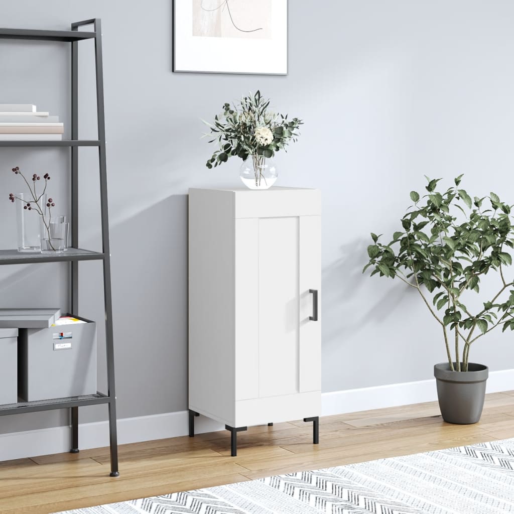 vidaXL Sideboard White 34.5x34x90 cm Engineered Wood