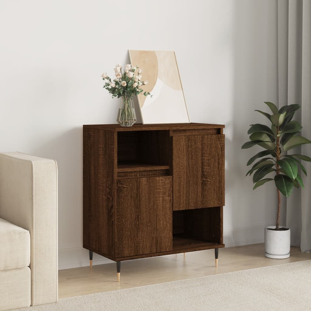 vidaXL Sideboard Brown Oak 60x35x70 cm Engineered Wood