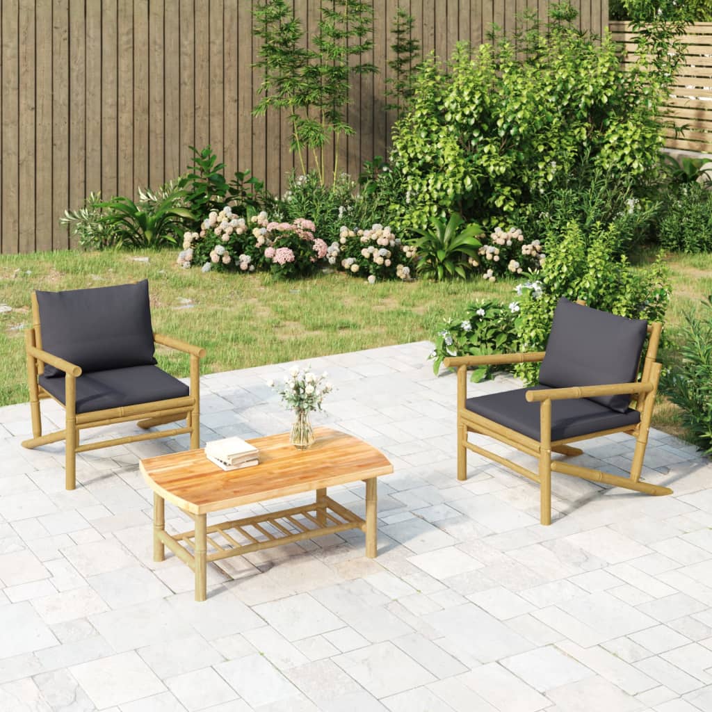 vidaXL Garden Coffee Table 90x55x37 cm Bamboo