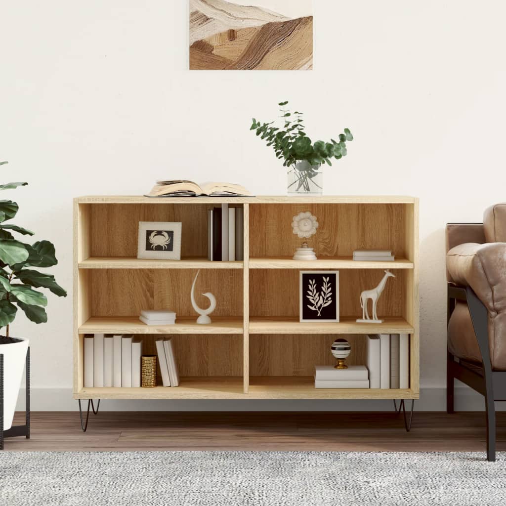 vidaXL Sideboard Sonoma Oak 103.5x35x70 cm Engineered Wood