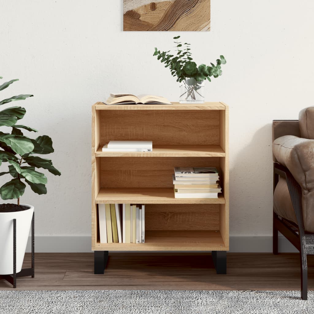 vidaXL Sideboard Sonoma Oak 57x35x70 cm Engineered Wood