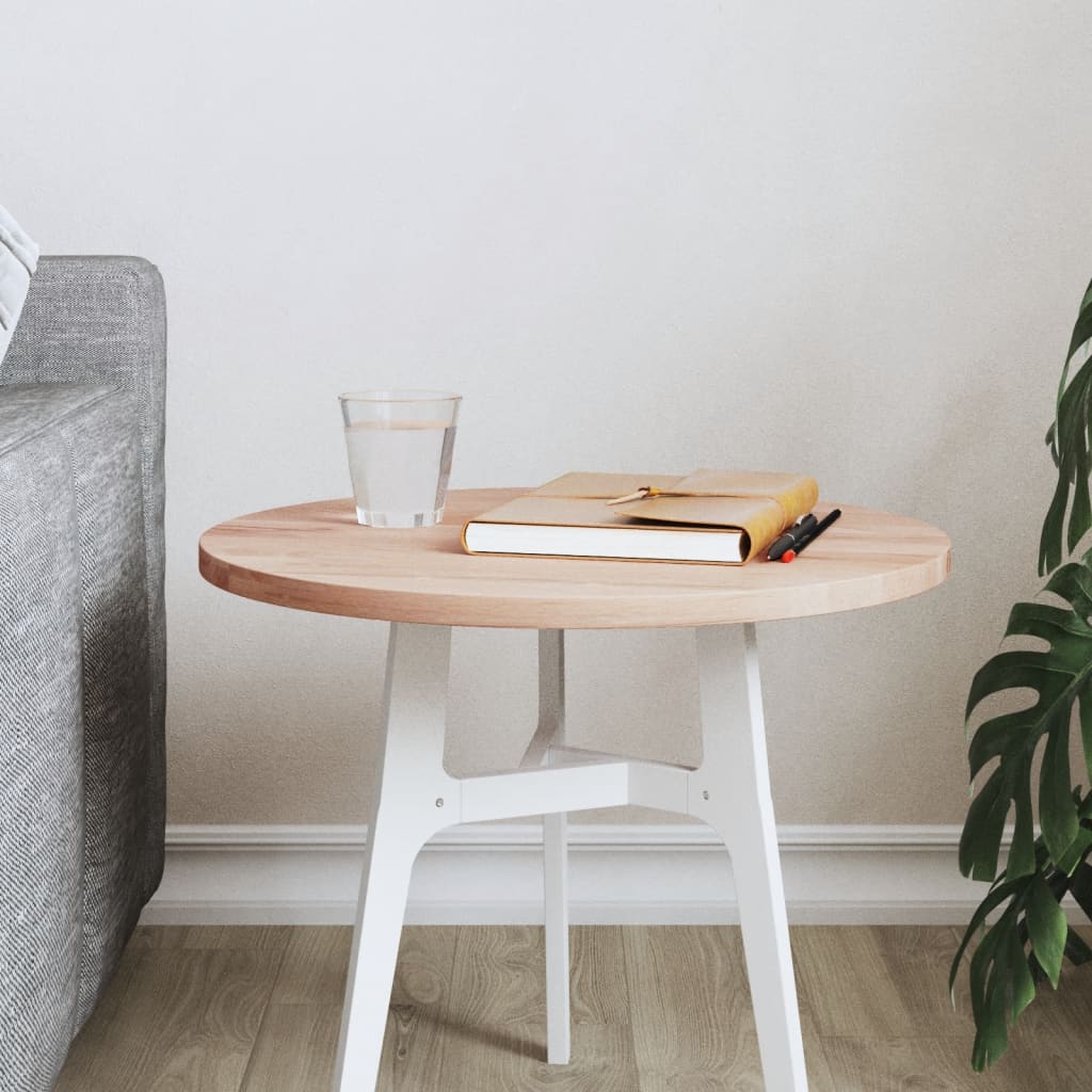 vidaXL Table Top Ì÷40x1.5 cm Round Solid Wood Beech