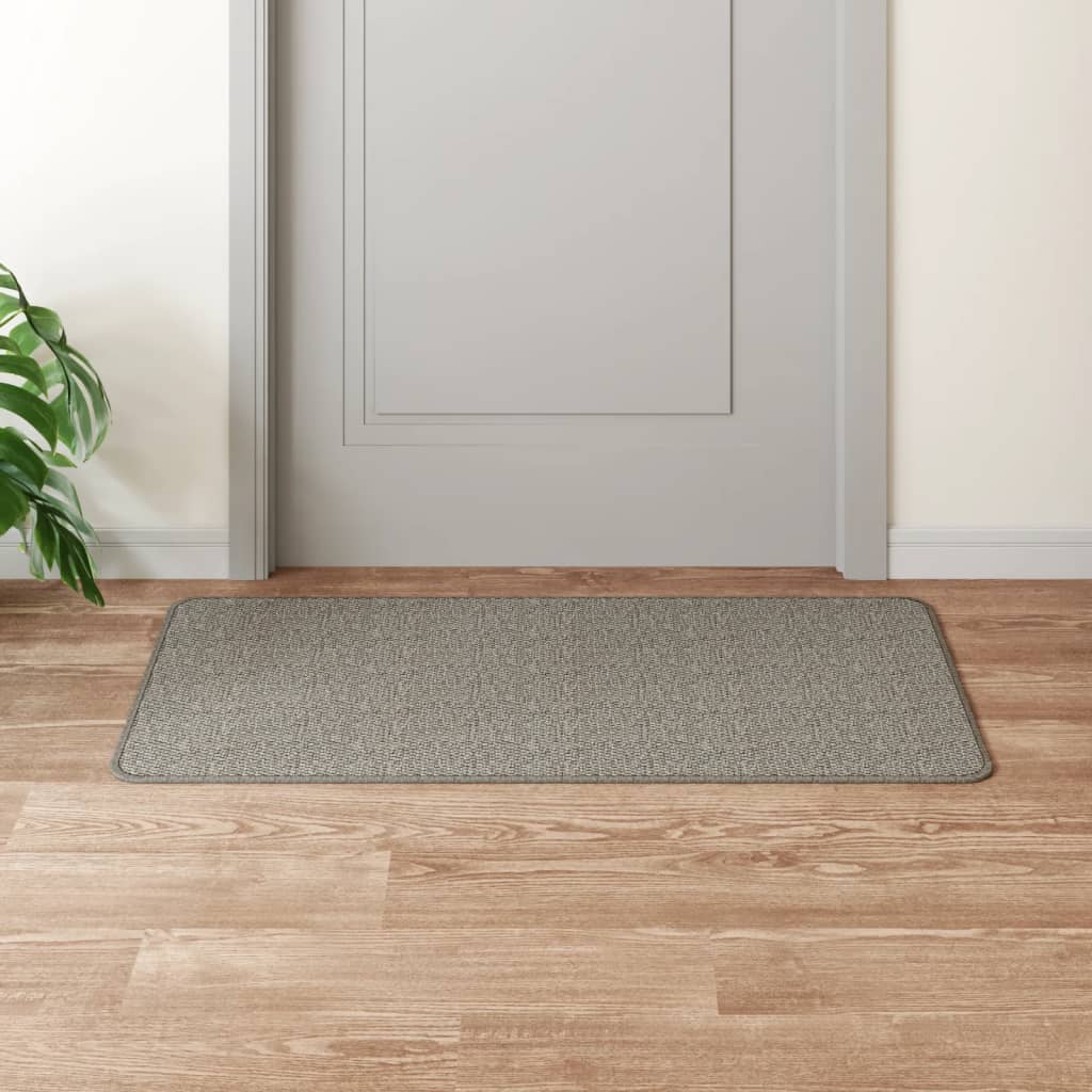 vidaXL Carpet Runner Sisal Look Silver 50x100 cm