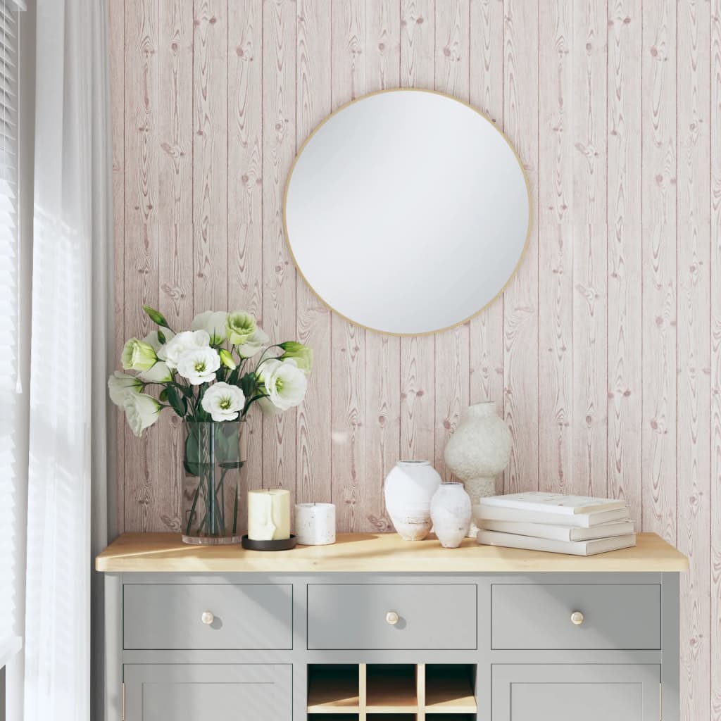 vidaXL Wallpaper 3D Wood Grain Grey