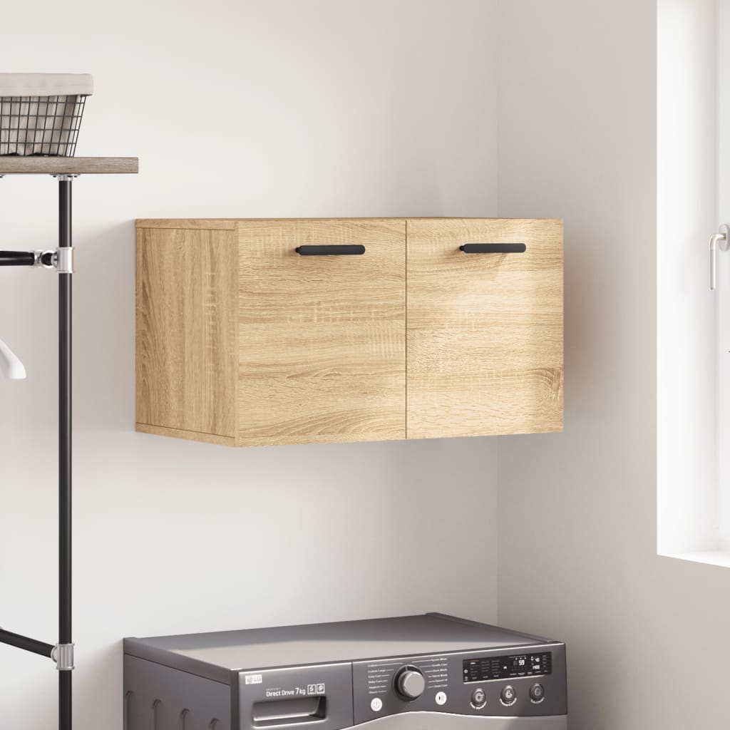 vidaXL Wall Cabinet Sonoma Oak 60x36.5x35 cm Engineered Wood
