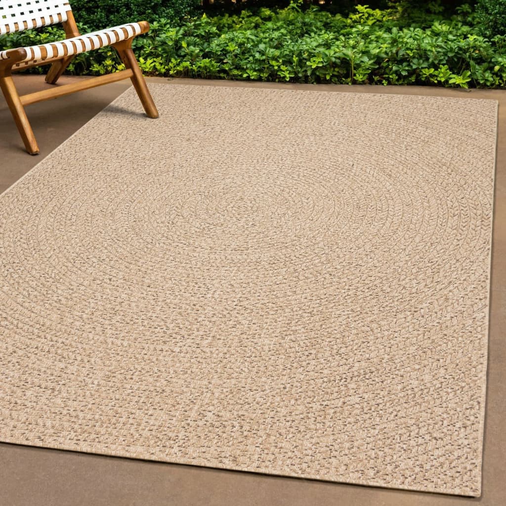 vidaXL Rug 80x150 cm Jute Look Indoor and Outdoor