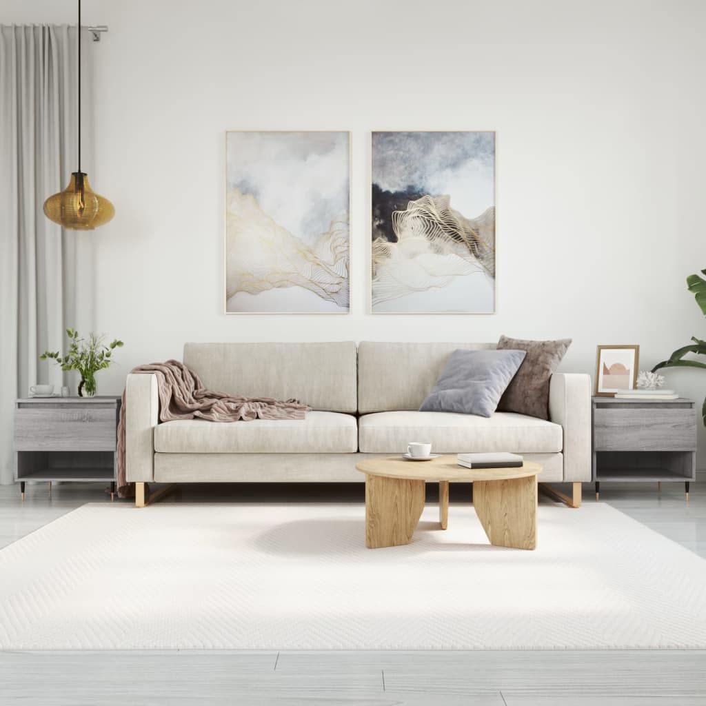 vidaXL Coffee Tables 2 pcs Grey Sonoma 50x46x50 cm Engineered Wood