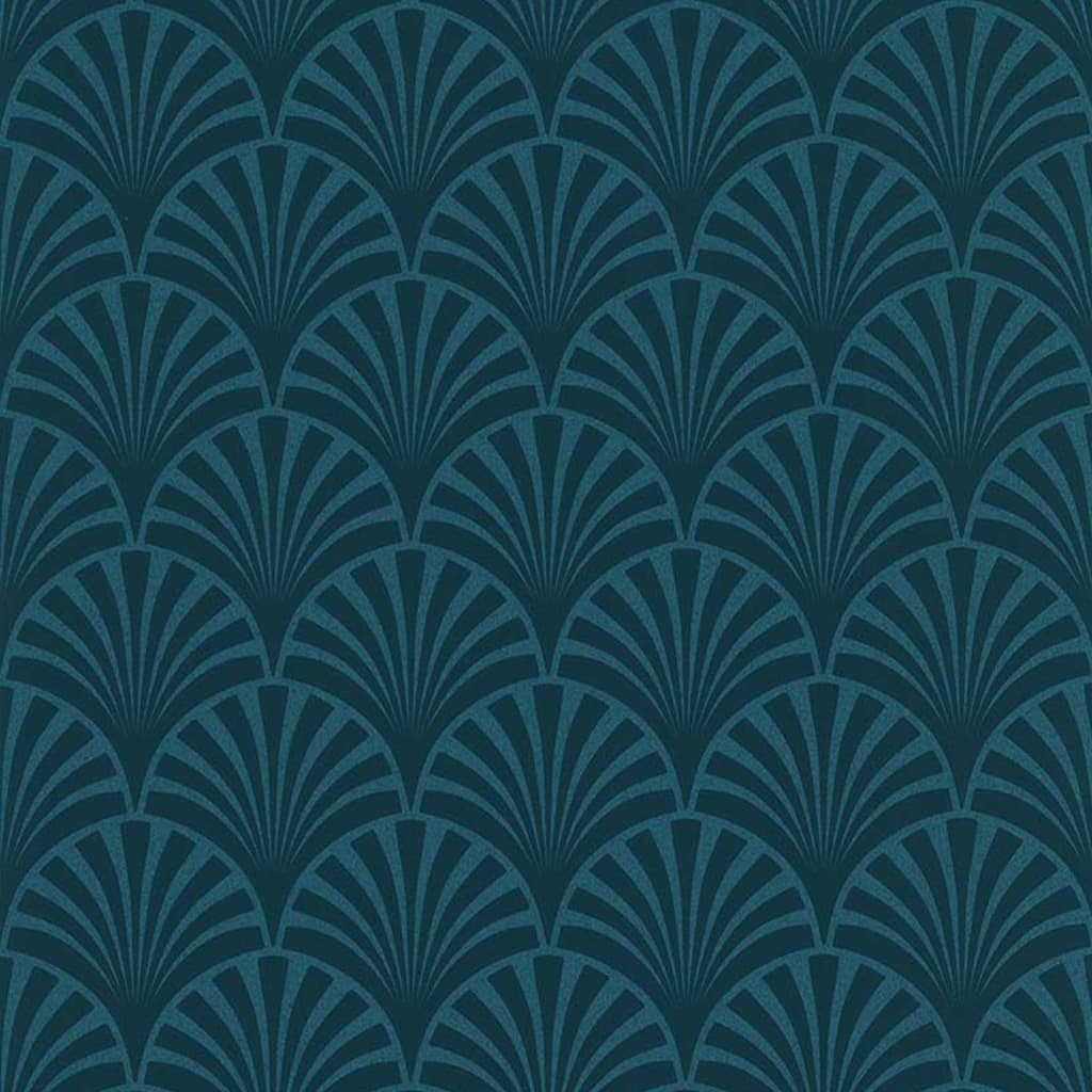 Noordwand couleurs & mati̬res Wallpaper 20's Pattern Artdeco Blue