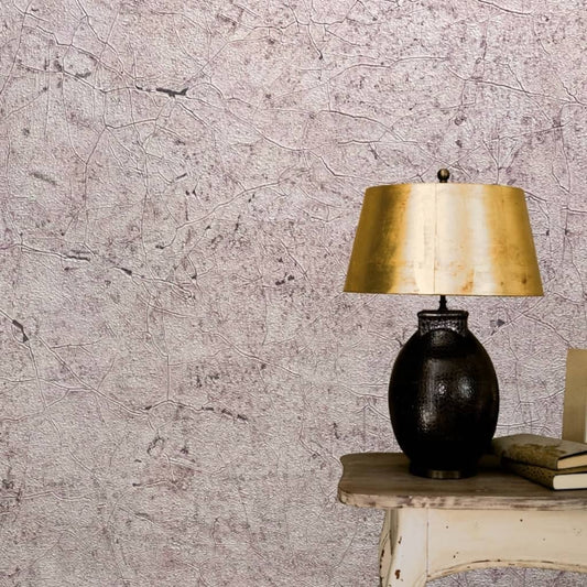 Noordwand Vintage Deluxe Wallpaper Stucco Crackle Brown
