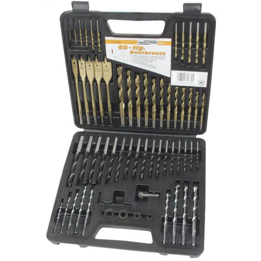 BrÌ_der Mannesmann 60 Piece Drill Bit Set 59860