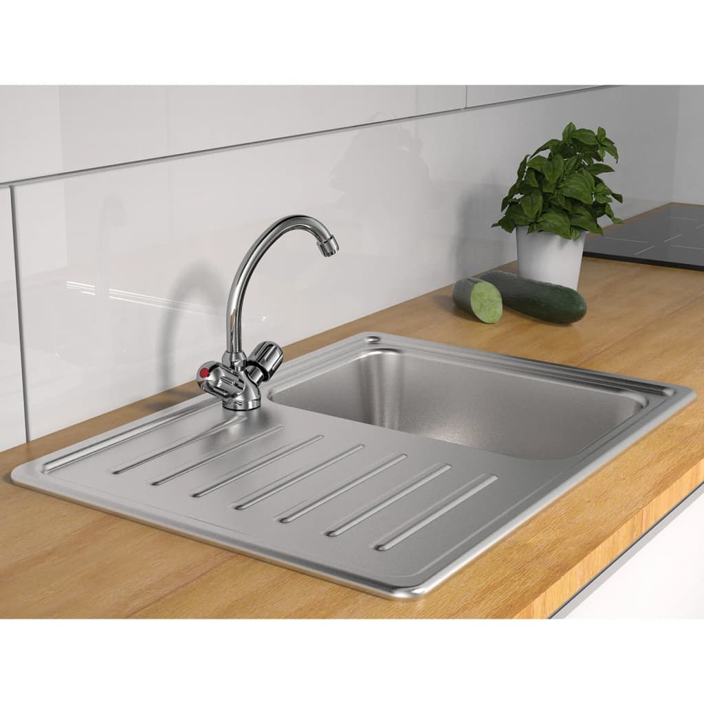 SCHÌÏTTE 2-Handle Sink Mixer PERUZZI Low Pressure Chrome