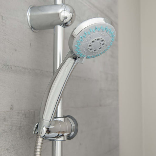 SCHÌÏTTE Overhead Shower Set with LED Lights GALAXIS Chrome