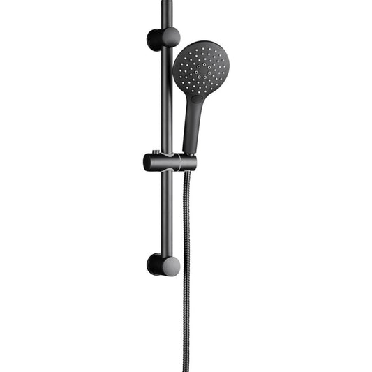 SCHÌÏTTE Shower Bar Set RAVEN Matt Black