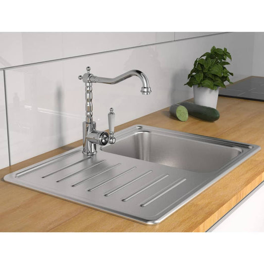 SCHÌÏTTE Sink Mixer with High Spout OLD STYLE Chrome
