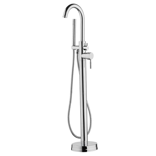 SCHÌÏTTE Bath Shower Mixer Tap with Shower Set CORNWALL Chrome