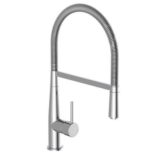 SCHÌÏTTE Sink Mixer with Spiral Spring NEW YORK Chrome