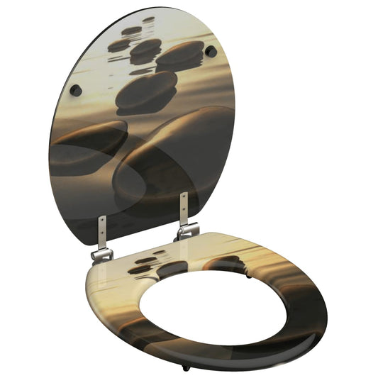 SCHÌÏTTE Toilet Seat SEA STONE MDF