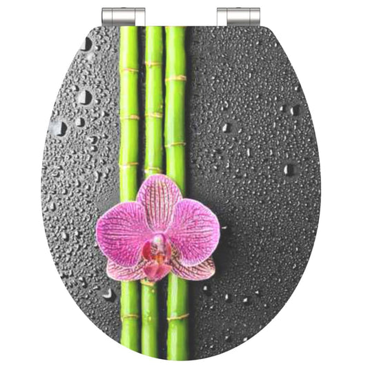 SCHÌÏTTE High Gloss Toilet Seat with Soft-Close ASIA MDF