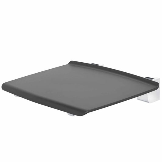 Tiger Comfort & Safety Folding Shower Seat Boston Grey 299520346