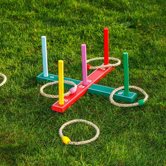 HI Outdoor Wooden Tossing Game