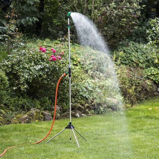 HI Outdoor Shower 215 cm Silver and Green
