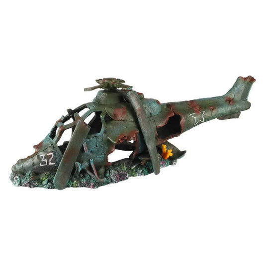 Aqua d'ella Helicopter 74.5x22.5x25cm Polyresin