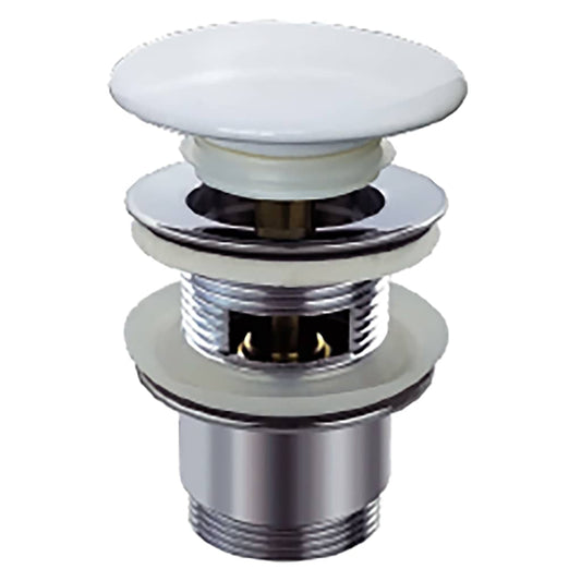 SCHÌÏTTE Design Drain Valve Cap 1å_x65mm White