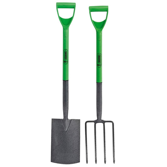 Draper Tools Garden Fork and Spade Set Carbon Steel 28x18 cm 16566