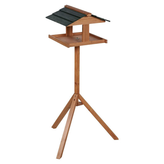 FLAMINGO Bird Table with Stand Reykjavik 42x40.5x119 cm Brown