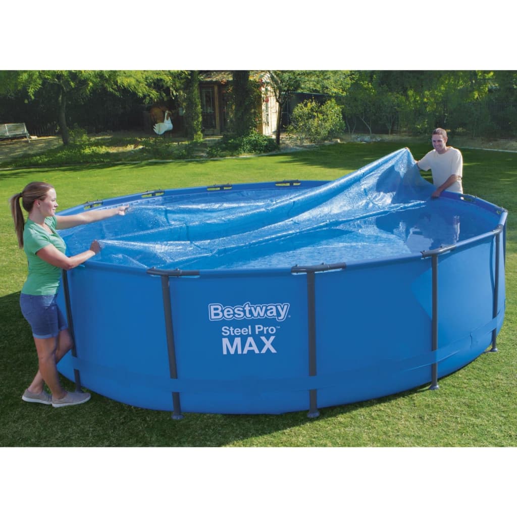 Bestway Solar Pool Cover Flowclear Round 462 cm Blue
