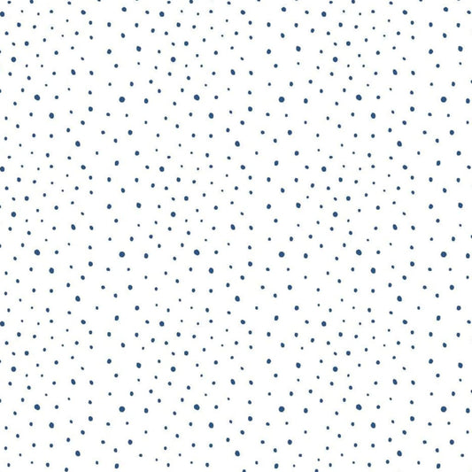 Noordwand Wallpaper Mondo baby Confetti Dots White, Blue and Beige