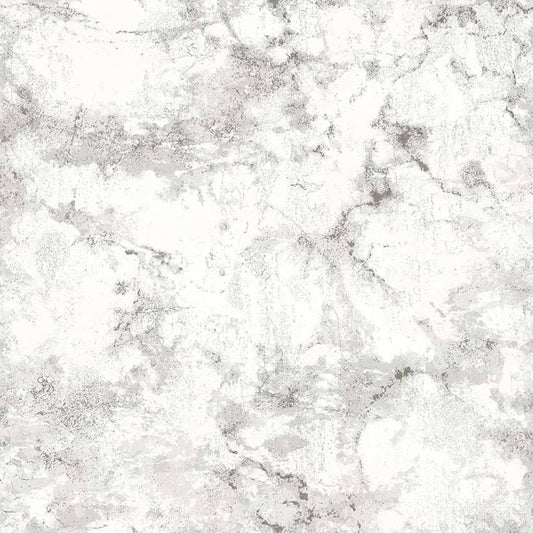 Noordwand Wallpaper Friends & Coffee Marble Concrete White and Metallic