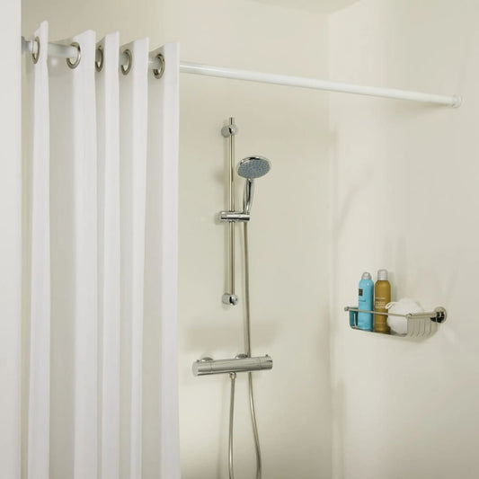 Sealskin Telescopic Shower Curtain Rod 125-220 cm White