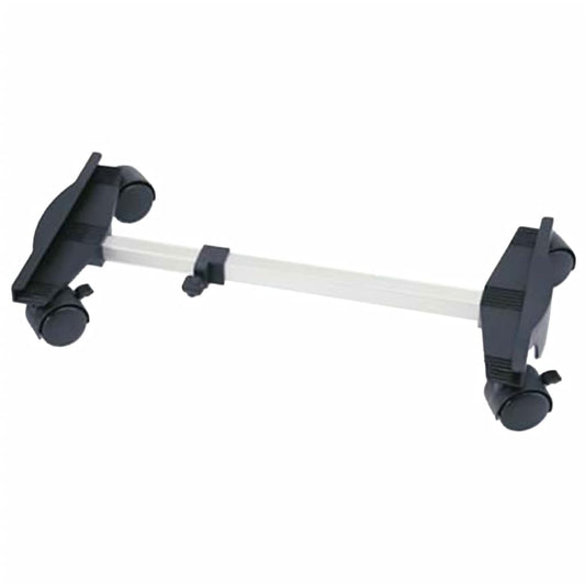 Qlima Room Stove Trolley Chariot 35-57.5 cm Black and Silver