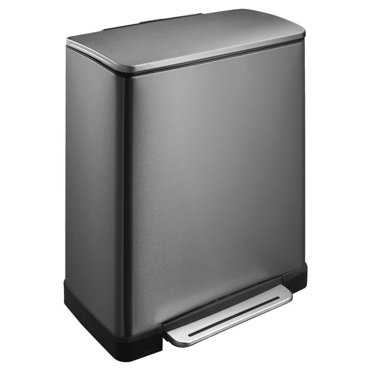 EKO Pedal Bin E-Cube 28+18 L Steel