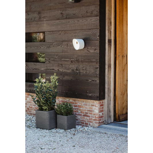 Capi Planter Nature Rib Square 30x30x30 cm Dark Grey