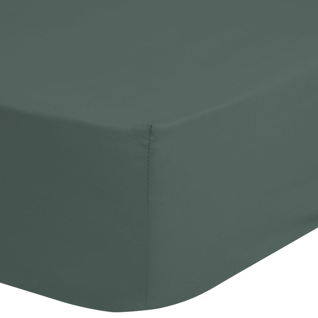 Good Morning Fitted Sheet 90x200 cm Olive