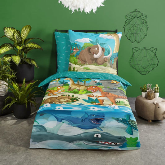 Good Morning Kids Duvet Cover Prehistoric 135x200 cm