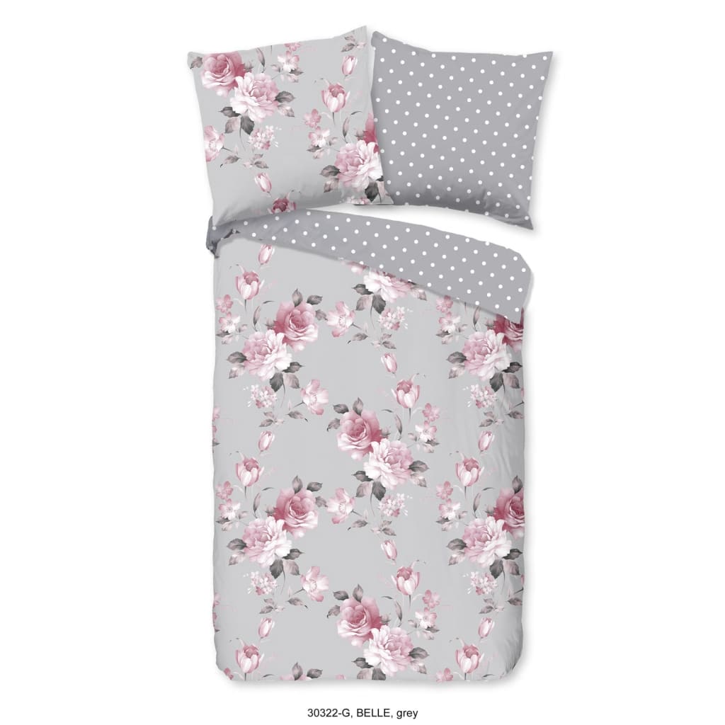 Good Morning Duvet Cover Belle 155x220 cm Grey