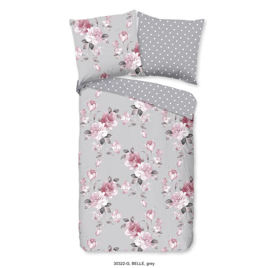 Good Morning Duvet Cover Belle 155x220 cm Grey