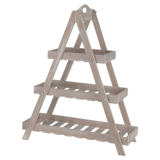 ProGarden Triangular Etagere 3 Layers MDF Beige