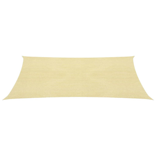 vidaXL Sunshade Sail HDPE Square 2x2 m Beige