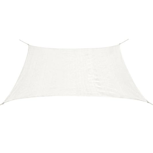 vidaXL Sunshade Sail HDPE Square 2x2 m White