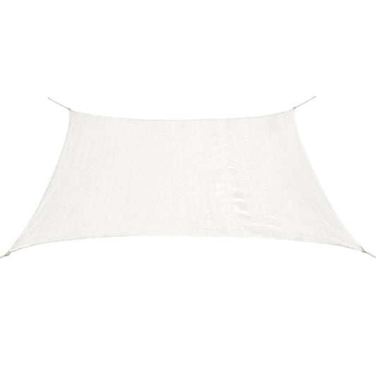 vidaXL Sunshade Sail HDPE Rectangular 2x4 m White