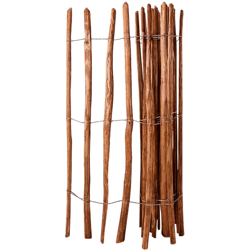 vidaXL Picket Fence Hazel Wood 150x250 cm