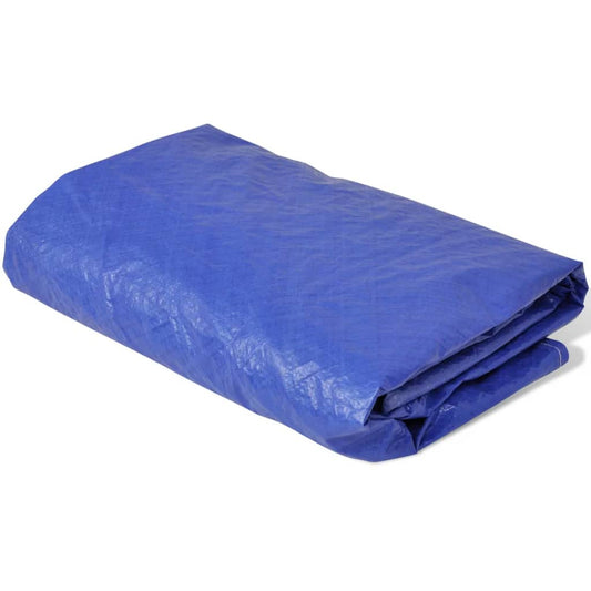 vidaXL Pool Cover PE Round 540 cm 90 g/må_