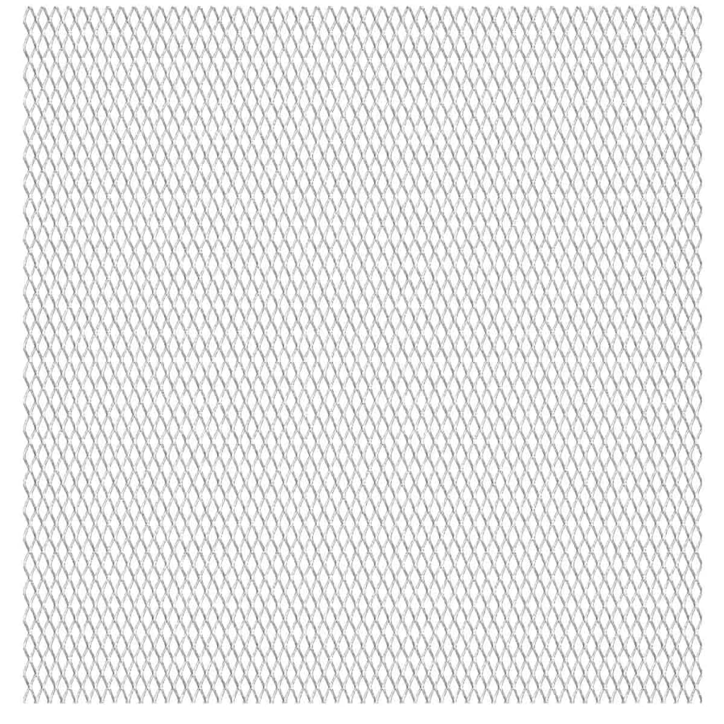 vidaXL Garden Wire Fence Stainless Steel 50x50 cm 45x20x4 mm