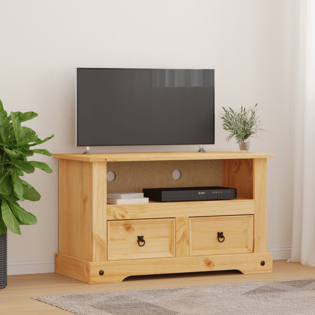vidaXL TV Cabinet Mexican Pine Corona Range 91x43x56 cm