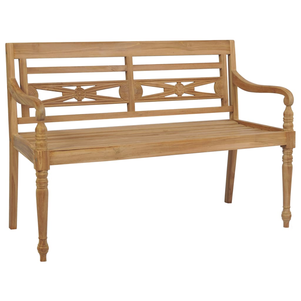 vidaXL Batavia Bench 120 cm Teak
