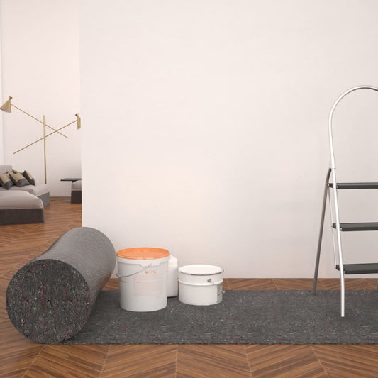 vidaXL Non-slip Painter Fleece 2 pcs 50 m 280 g/må_ Grey